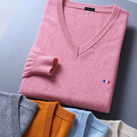 Cashmere V-Neck Sweater